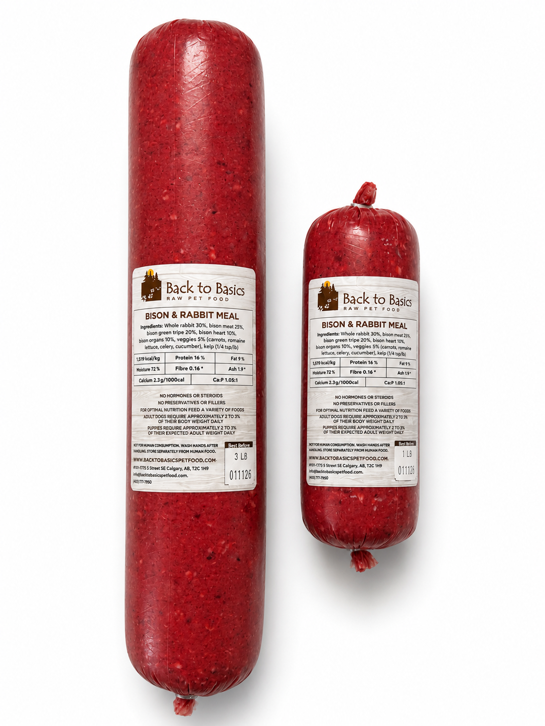NEW! - Bison and Rabbit Meal