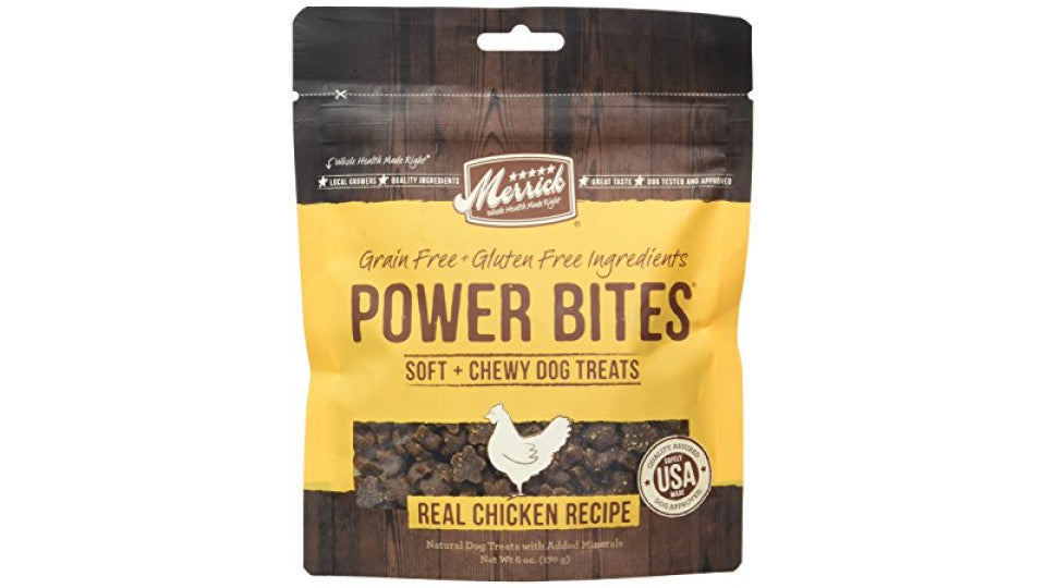 Merrick Power Bites Chicken Recipe 6 oz Back To Basics Raw Pet Food