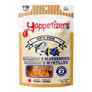 Yappetizers Dehydrated Wild Salmon & Blueberries 85g
