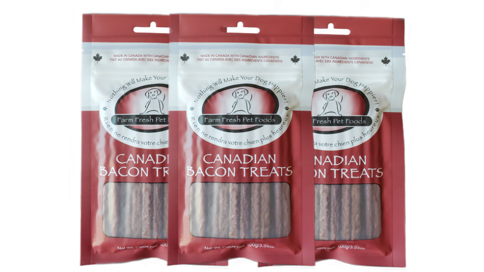 Tilted Barn treat sticks -Bacon -  100g bag