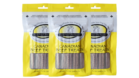 Tilted Barn treat sticks-Beef -  100g bag