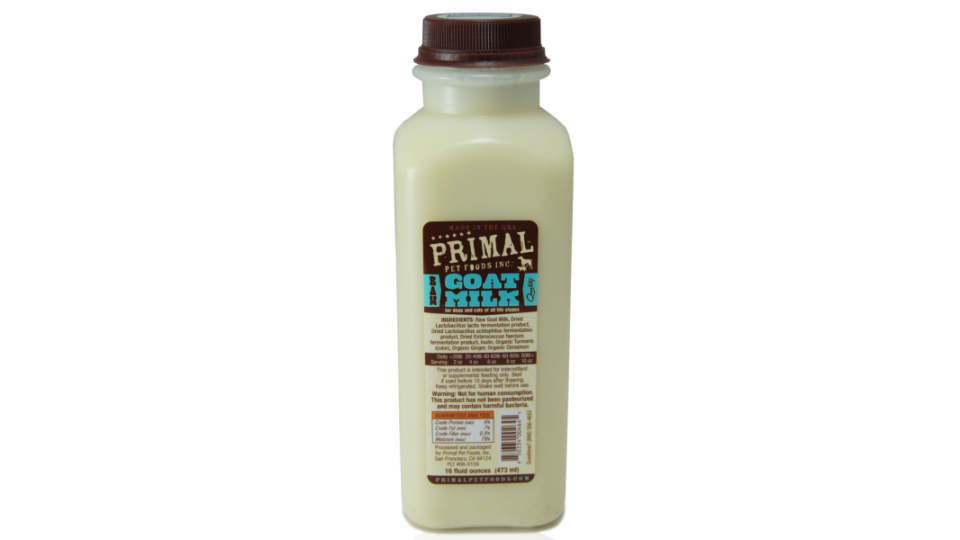 Primal Raw Goat Milk 16 oz