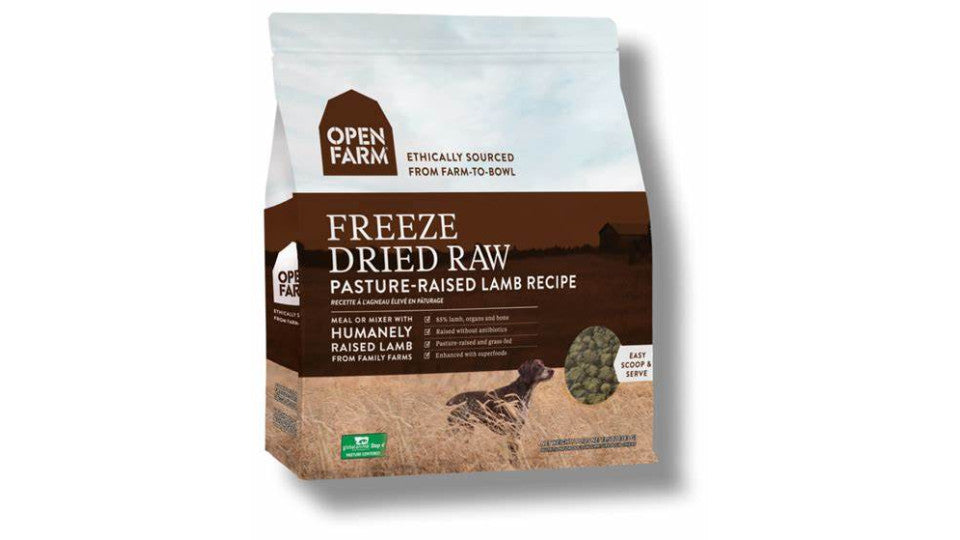 Open Farm Dog Freeze Dried Raw Lamb 13.5 oz – Back To Basics Raw Pet Food