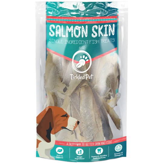 Dehydrated Salmon Skins - 6 oz