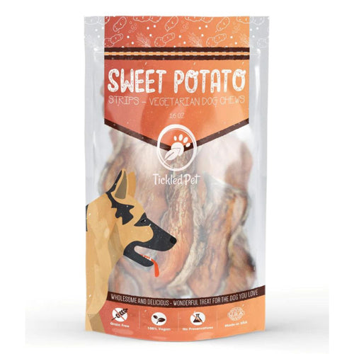 Tickled Pet Sweet Potato Strips - 16 OZ