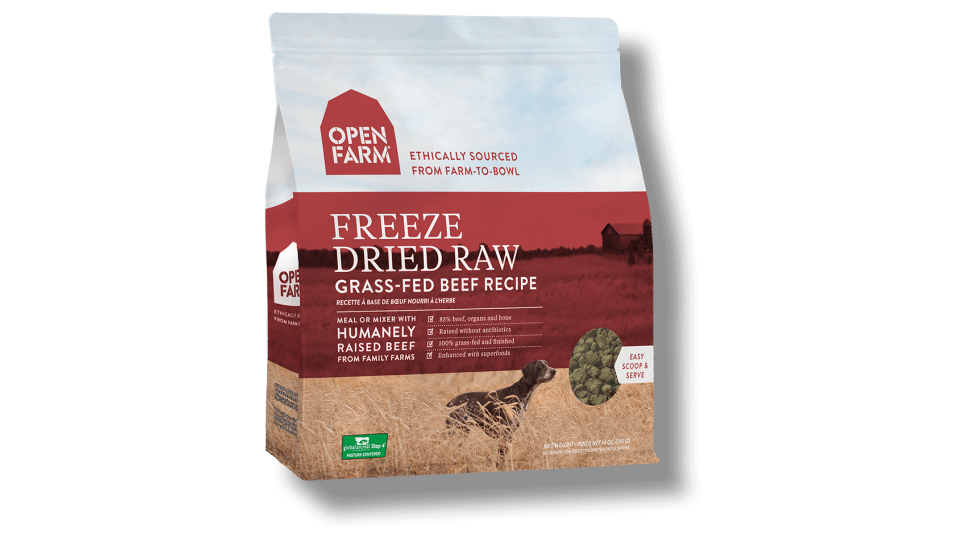 Open Farm Dog Freeze Dried Raw Grass-Fed Beef 13.5 oz
