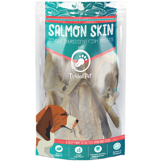 Dehydrated Salmon Skins-6 oz