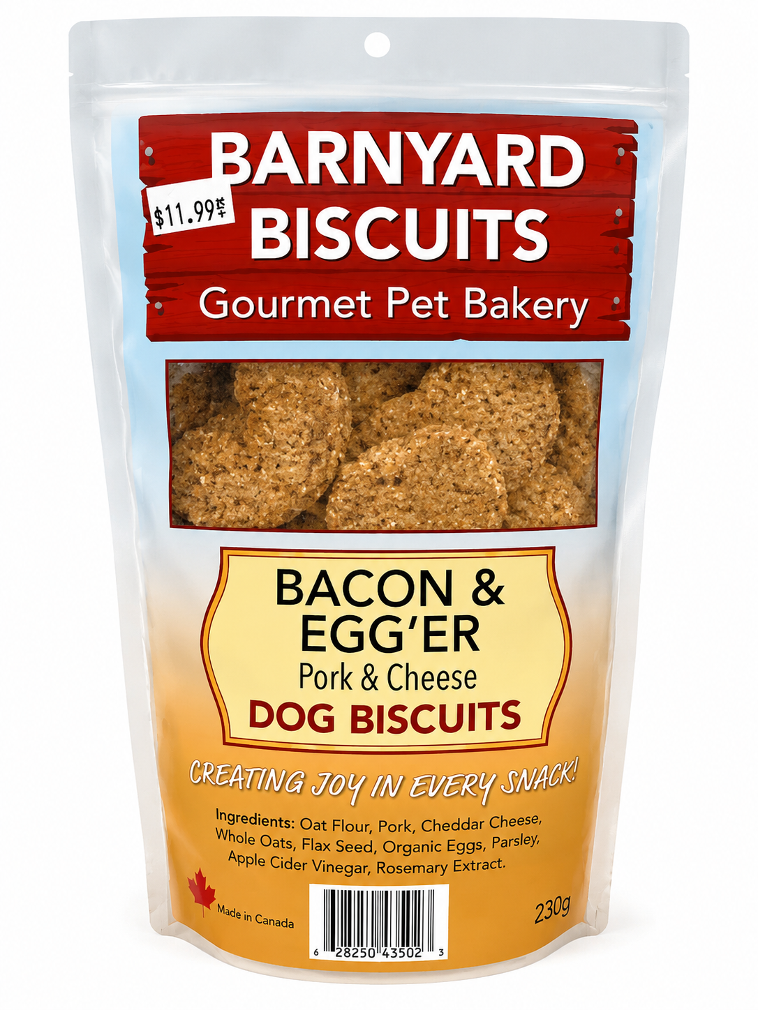 Barnyard Biscuits -Various Flavors -  230g