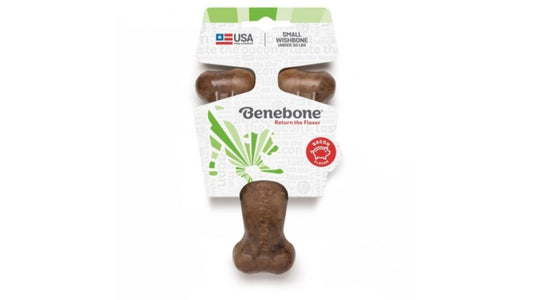 Benebone Wishbone Bacon Chew Toy
