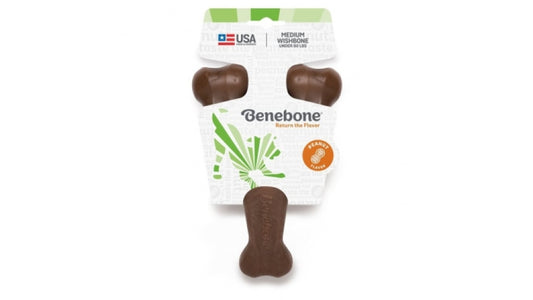 Benebone Wishbone Peanut Butter Chew Toy