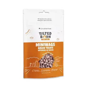 Tilted Barn Mini Wags -Bison - 100 g bag