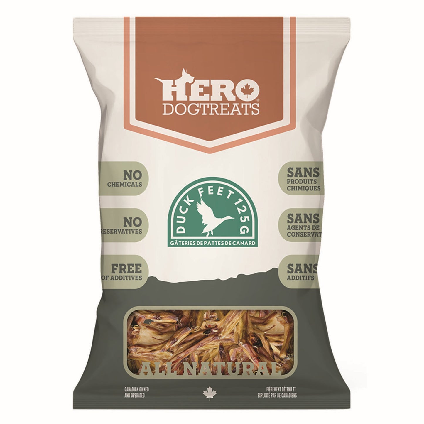 HeroDogTreats™ Duck Feet 125g