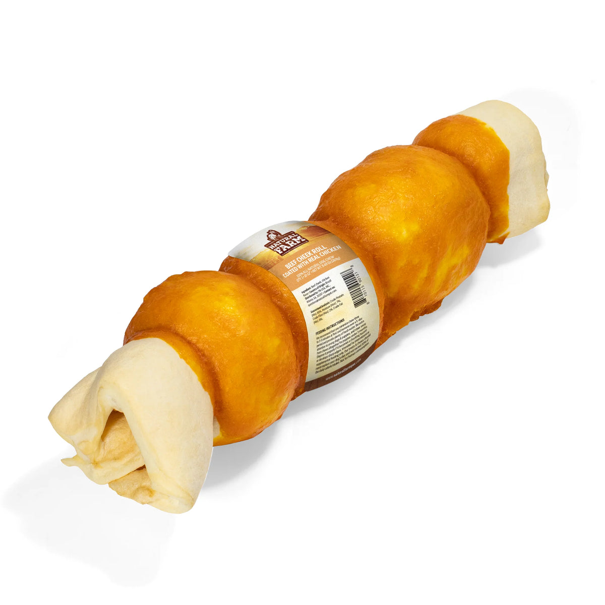 Natural Farm Beef Cheek Roll 10-12 inch Glazed with chicken