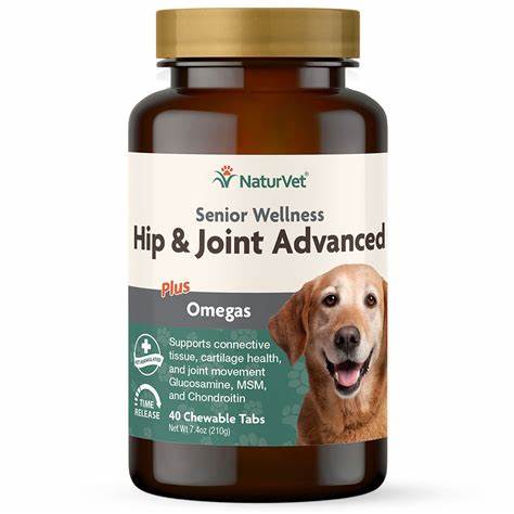 Naturvet Hip & Joint Advanced Sr Chewable Tabs- 90 pk