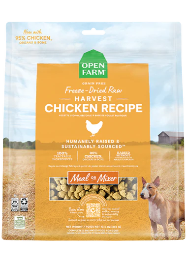 Open Farm Freeze Dried Raw - various flavors 13.5 oz