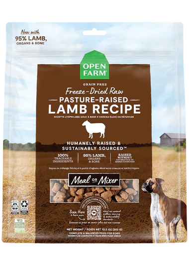 Open Farm Freeze Dried Raw - various flavors 13.5 oz