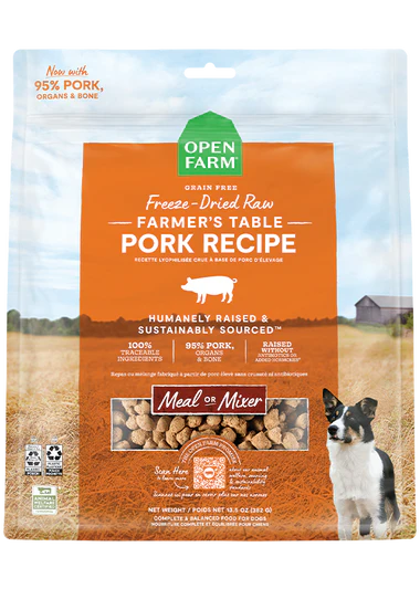 Open Farm Freeze Dried Raw - various flavors 13.5 oz