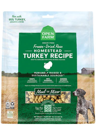 Open Farm Freeze Dried Raw - various flavors 13.5 oz