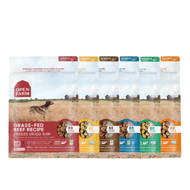 Open Farm Freeze Dried Raw - various flavors 13.5 oz