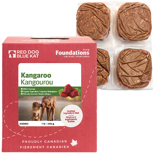 *NEW* Red Dog Blue Kat Dog Foundations Kangaroo 4x.25 lb