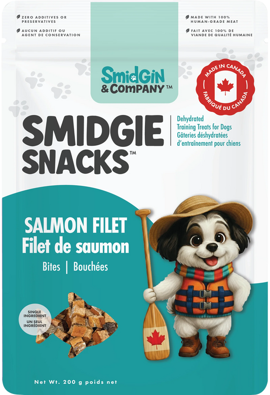 Smidgie Salmon Filet Snacks-200 gram