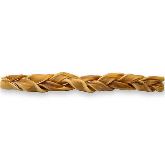 Silver Spur UNBELIEVABULLS Long-Lasting Braided Beef Chew for Dogs - 6 inch